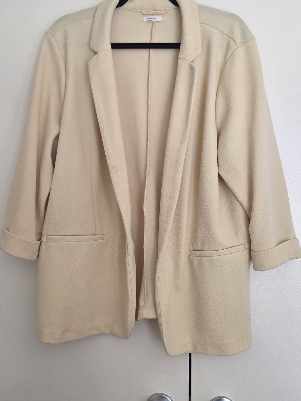 Maurices Yellow Open-Front Blazer Jacket